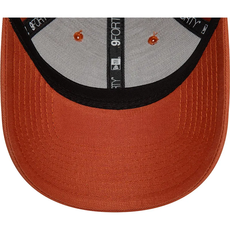 lippikset-kaareva-ruskea-saadettava-nauha-9forty-seasonal-infill-los-angeles-dodgers-mlb-new-era