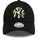lippikset-kaareva-musta-saadettava-nauha-9forty-floral-new-york-yankees-mlb-new-era