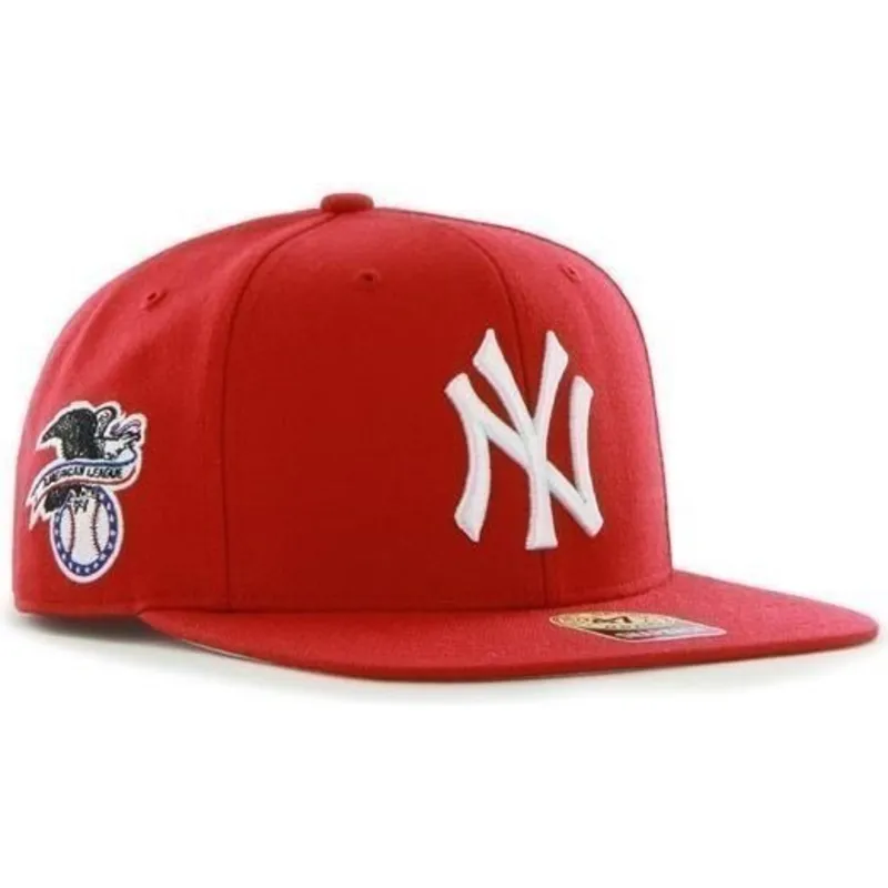 lippikset-littea-punainen-snapback-new-york-yankees-mlb-47-brand