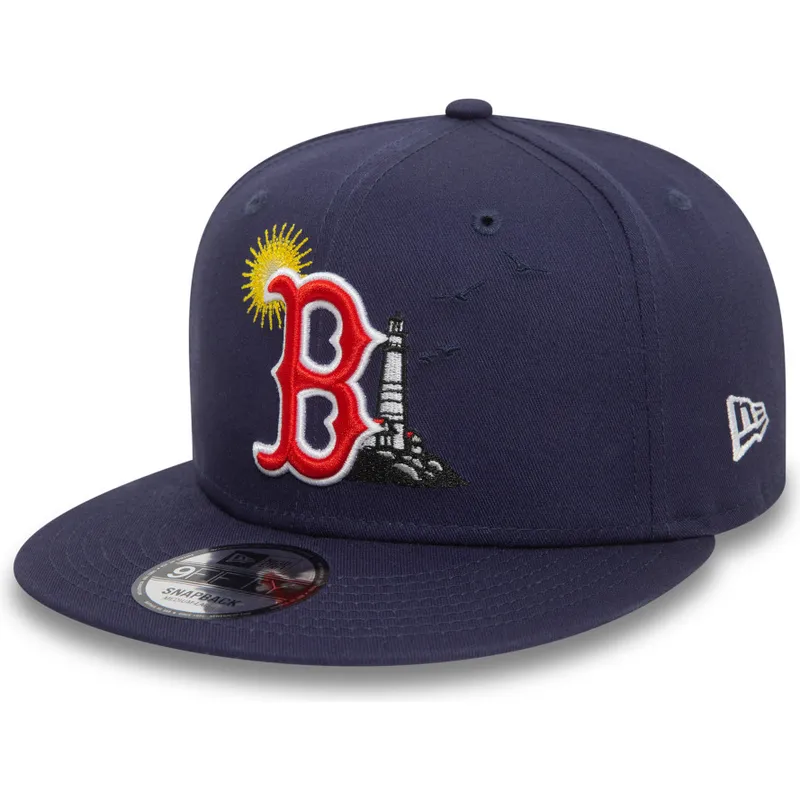 lippikset-littea-laivastonsininen-snapback-9fifty-summer-icon-boston-red-sox-mlb-new-era