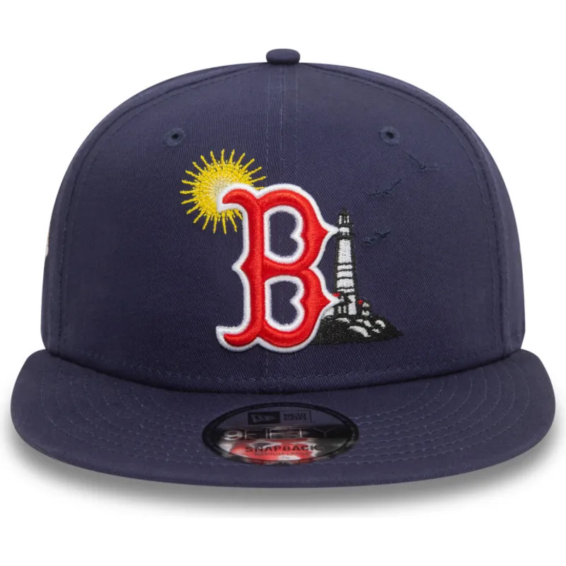 lippikset-littea-laivastonsininen-snapback-9fifty-summer-icon-boston-red-sox-mlb-new-era