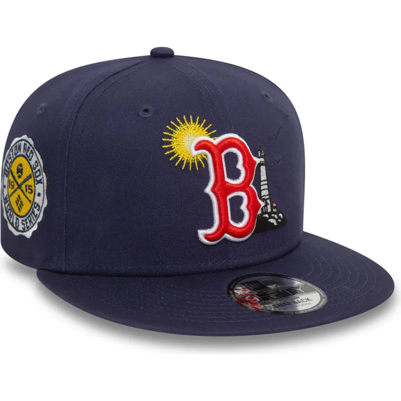 lippikset-littea-laivastonsininen-snapback-9fifty-summer-icon-boston-red-sox-mlb-new-era