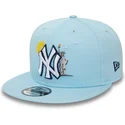 lippikset-littea-sininen-snapback-9fifty-summer-icon-new-york-yankees-mlb-new-era