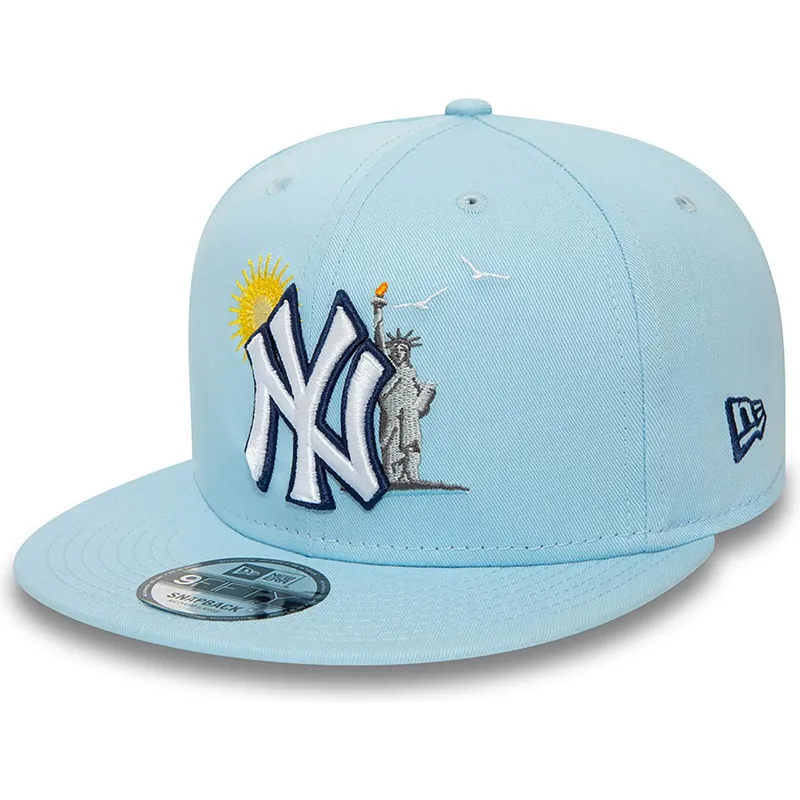 lippikset-littea-sininen-snapback-9fifty-summer-icon-new-york-yankees-mlb-new-era