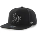 lippikset-littea-musta-snapback-oakland-athletics-mlb-47-brand