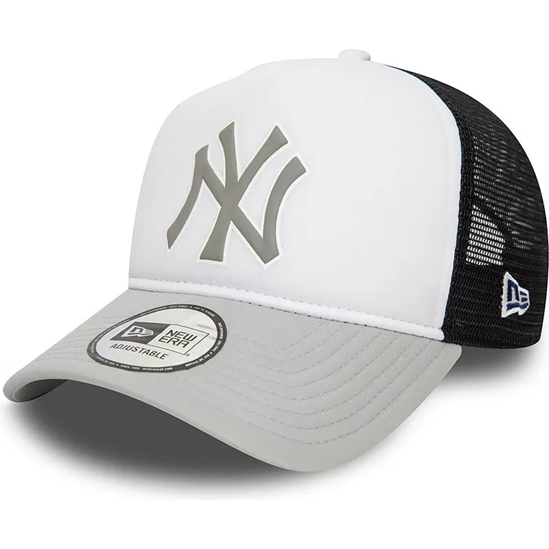 lippikset-kaareva-rekka-harmaa-snapback-a-frame-new-york-yankees-mlb-new-era lippikset-kaareva-rekka-harmaa-snapback-a-frame-new-york-yankees-mlb-new-era
