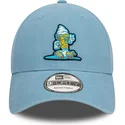 new-era-curved-brim-9forty-ice-cream-character-blue-adjustable-cap