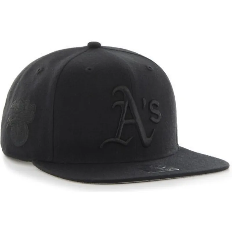 lippikset-littea-musta-snapback-oakland-athletics-mlb-47-brand lippikset-littea-musta-snapback-oakland-athletics-mlb-47-brand