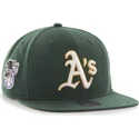 lippikset-littea-vihrea-snapback-oakland-athletics-mlb-47-brand