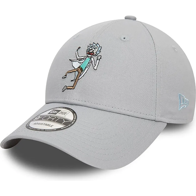 lippikset-kaareva-harmaa-saadettava-nauha-9forty-character-rick-sanchez-rick-y-morty-new-era