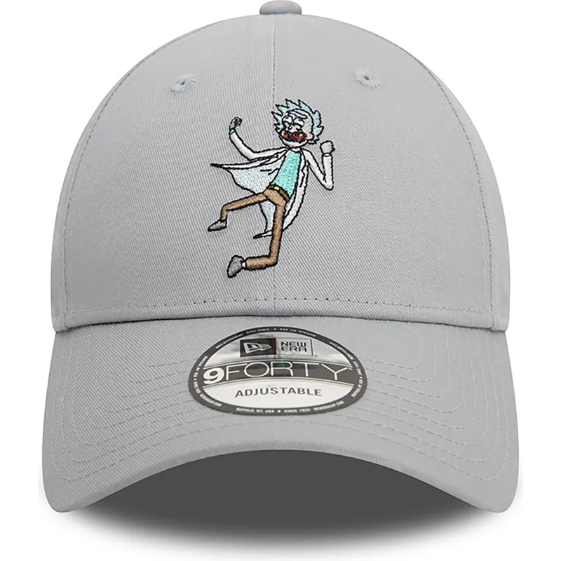 lippikset-kaareva-harmaa-saadettava-nauha-9forty-character-rick-sanchez-rick-y-morty-new-era
