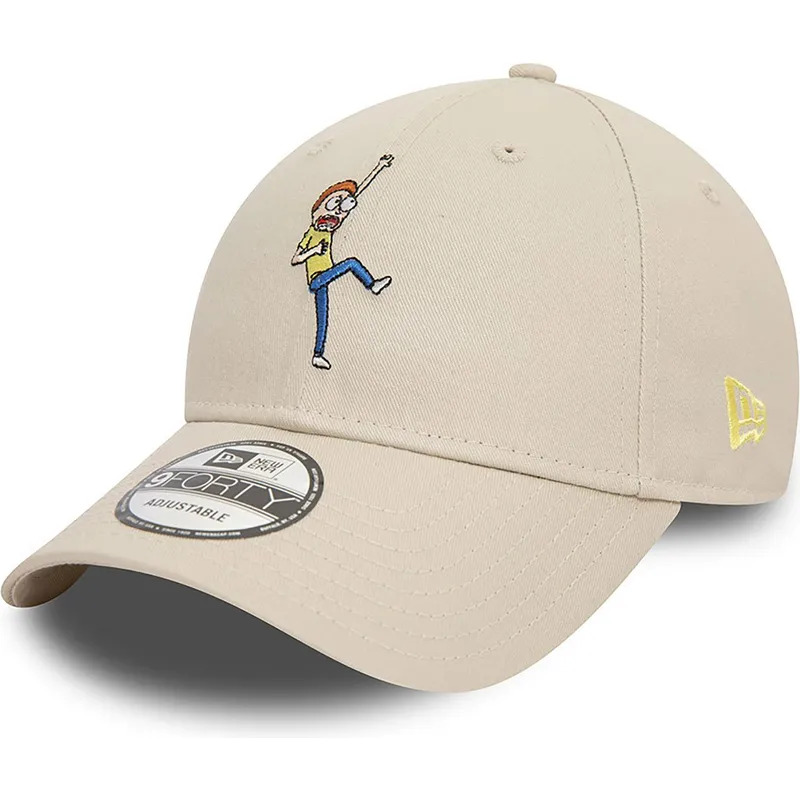 lippikset-kaareva-beige-saadettava-nauha-9forty-character-morty-smith-rick-y-morty-new-era