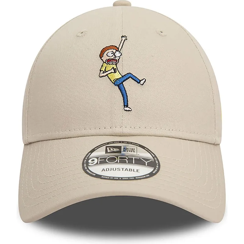 lippikset-kaareva-beige-saadettava-nauha-9forty-character-morty-smith-rick-y-morty-new-era