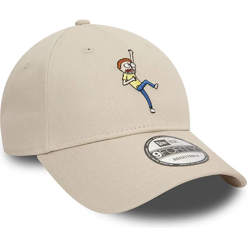 lippikset-kaareva-beige-saadettava-nauha-9forty-character-morty-smith-rick-y-morty-new-era