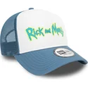 lippikset-kaareva-rekka-sininen-snapback-a-frame-character-rick-y-morty-new-era