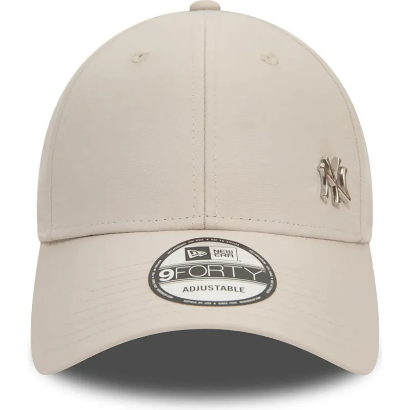 lippikset-kaareva-beige-saadettava-nauha-9forty-flawless-new-york-yankees-mlb-new-era