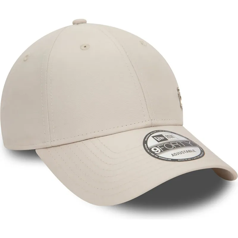 lippikset-kaareva-beige-saadettava-nauha-9forty-flawless-new-york-yankees-mlb-new-era