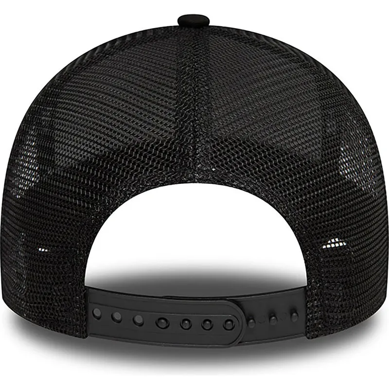 lippikset-kaareva-rekka-musta-snapback-a-frame-metallic-new-york-yankees-mlb-new-era