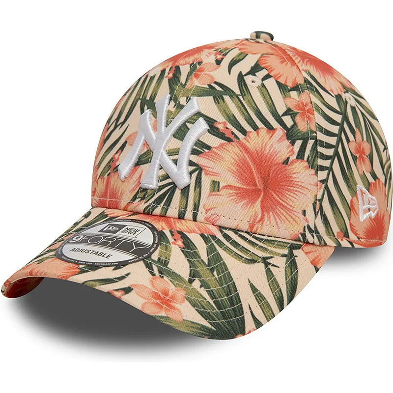 lippikset-kaareva-monivarinen-saadettava-nauha-9forty-tropical-new-york-yankees-mlb-new-era