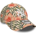 lippikset-kaareva-monivarinen-saadettava-nauha-9forty-tropical-new-york-yankees-mlb-new-era