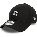 new-era-curved-brim-9forty-black-adjustable-cap