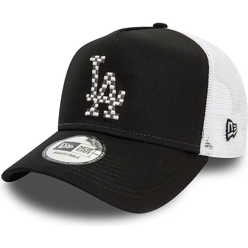 lippikset-kaareva-rekka-musta-snapback-a-frame-seasonal-infill-los-angeles-dodgers-mlb-new-era