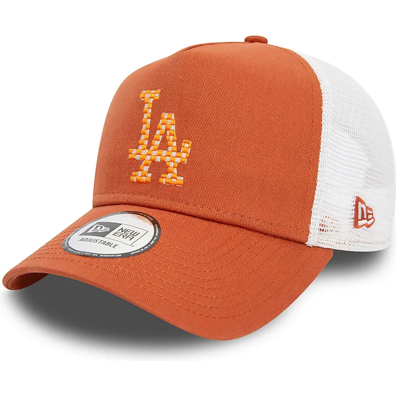 lippikset-kaareva-rekka-ruskea-snapback-a-frame-seasonal-infill-los-angeles-dodgers-mlb-new-era