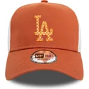 lippikset-kaareva-rekka-ruskea-snapback-a-frame-seasonal-infill-los-angeles-dodgers-mlb-new-era