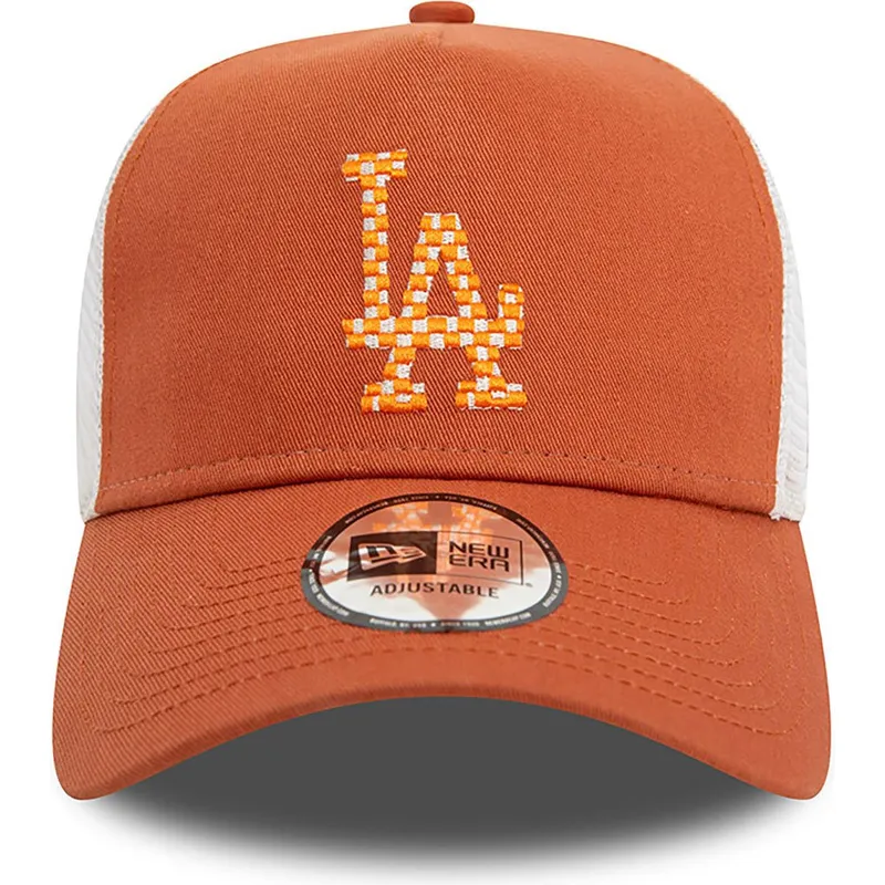 lippikset-kaareva-rekka-ruskea-snapback-a-frame-seasonal-infill-los-angeles-dodgers-mlb-new-era