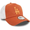 lippikset-kaareva-rekka-ruskea-snapback-a-frame-seasonal-infill-los-angeles-dodgers-mlb-new-era