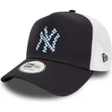 lippikset-kaareva-rekka-laivastonsininen-snapback-a-frame-seasonal-infill-new-york-yankees-mlb-new-era