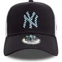 lippikset-kaareva-rekka-laivastonsininen-snapback-a-frame-seasonal-infill-new-york-yankees-mlb-new-era