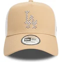 lippikset-kaareva-rekka-ruskea-snapback-a-frame-seasonal-infill-los-angeles-dodgers-mlb-new-era
