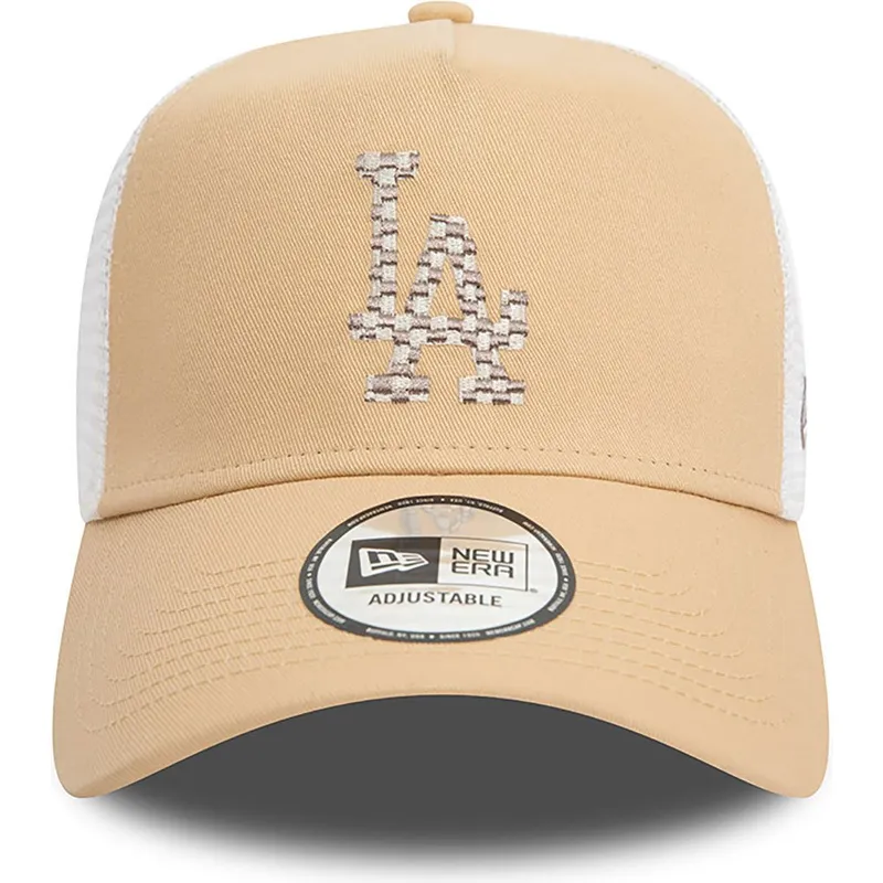 lippikset-kaareva-rekka-ruskea-snapback-a-frame-seasonal-infill-los-angeles-dodgers-mlb-new-era