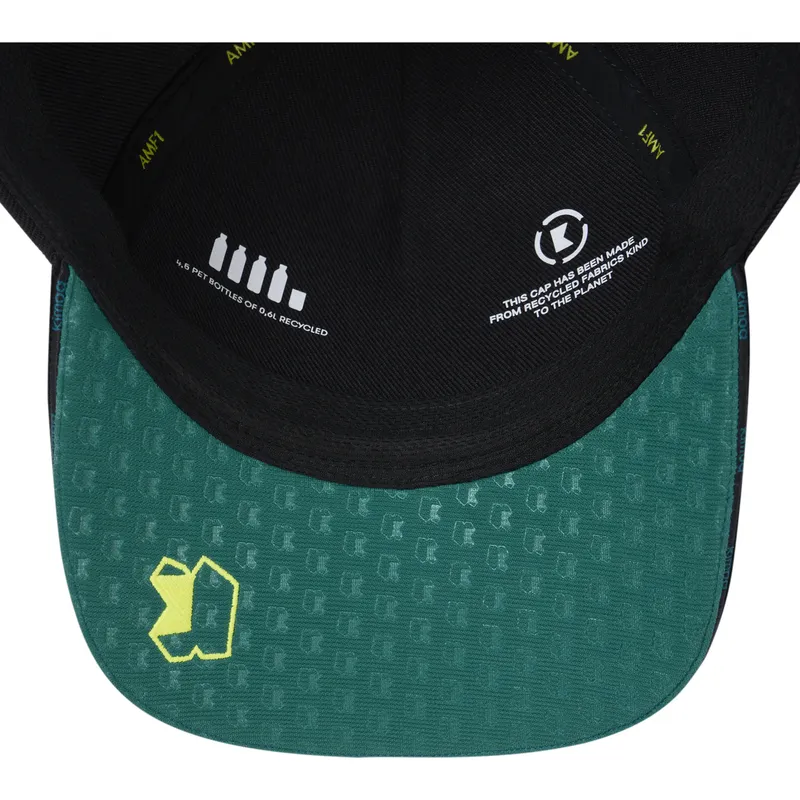 lippikset-kaareva-musta-saadettava-nauha-patch-aston-martin-f1-team-x-kimoa-aston-martin-formula-1-kimoa