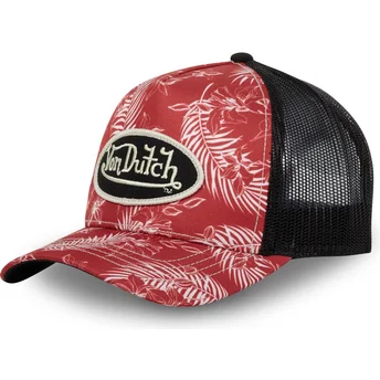 Cap kaareva red snapback Von Dutch