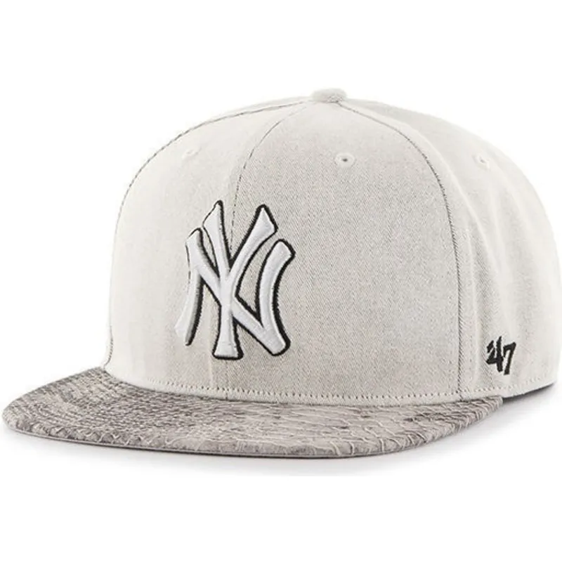 lippikset-littea-harmaa-snapback-new-york-yankees-mlb-47-brand lippikset-littea-harmaa-snapback-new-york-yankees-mlb-47-brand