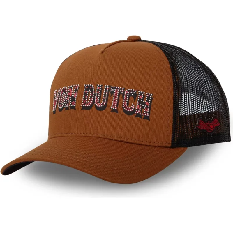 lippikset-kaareva-rekka-ruskea-snapback-stud-n-von-dutch