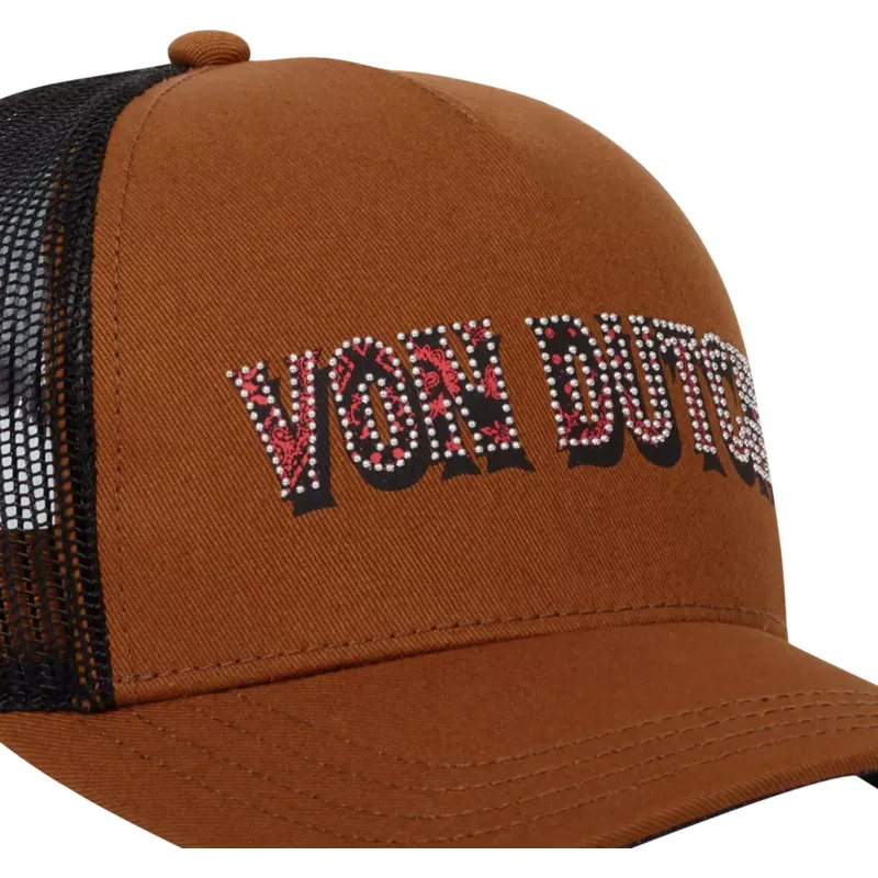 lippikset-kaareva-rekka-ruskea-snapback-stud-n-von-dutch
