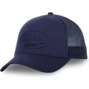 lippikset-kaareva-rekka-laivastonsininen-snapback-log02-von-dutch