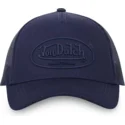 lippikset-kaareva-rekka-laivastonsininen-snapback-log02-von-dutch