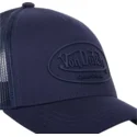 lippikset-kaareva-rekka-laivastonsininen-snapback-log02-von-dutch