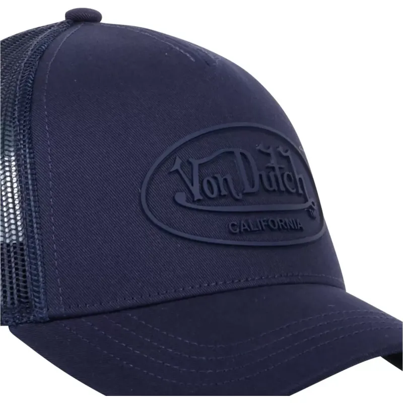 lippikset-kaareva-rekka-laivastonsininen-snapback-log02-von-dutch