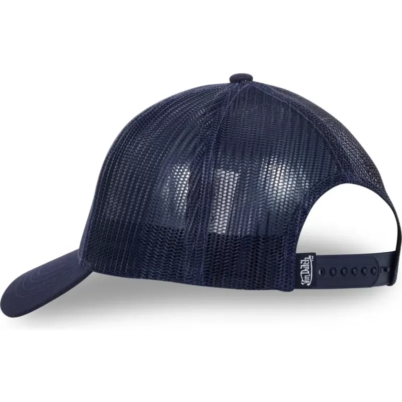 lippikset-kaareva-rekka-laivastonsininen-snapback-log02-von-dutch
