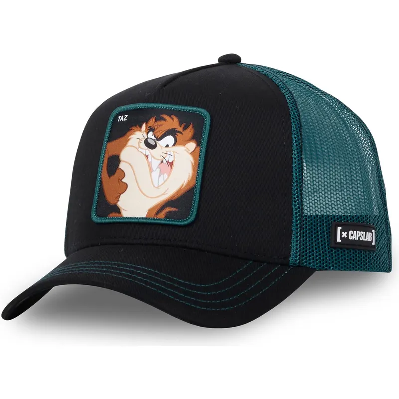 cap-kaareva-black-snapback-diablo-tasmanian-devil-looney-tunes-capslab