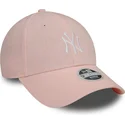 cap-kaareva-pink-adjustable-strap-9forty-linen-new-york-yankees-mlb-new-era