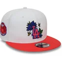 lippikset-littea-punainen-snapback-9fifty-floral-los-angeles-dodgers-mlb-new-era