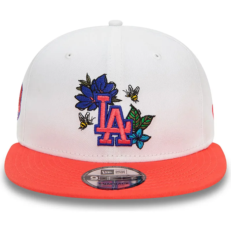 lippikset-littea-punainen-snapback-9fifty-floral-los-angeles-dodgers-mlb-new-era