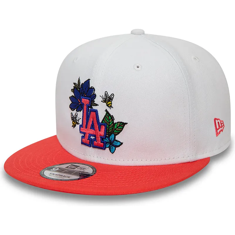 lippikset-littea-punainen-snapback-9fifty-floral-los-angeles-dodgers-mlb-new-era