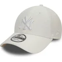lippikset-kaareva-valkoinen-saadettava-nauha-9forty-linen-new-york-yankees-mlb-new-era